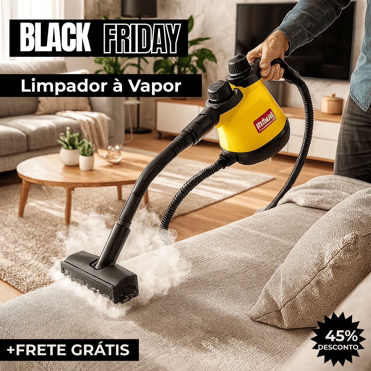 Vaporizador higienizador 1200 Watts - Vapor Top Clean