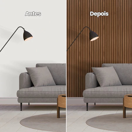 Painel Ripado Decorativo Eva Autocolante