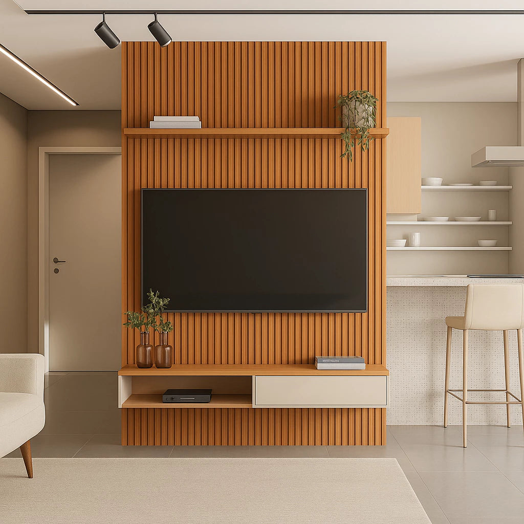 Revestimentos Ripados Placa Painel decorativo MDF