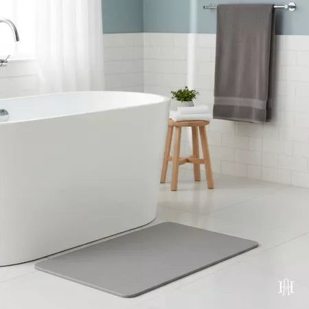 Tapete de Pedra Inpermeavel Antiderrapante para Banheiro