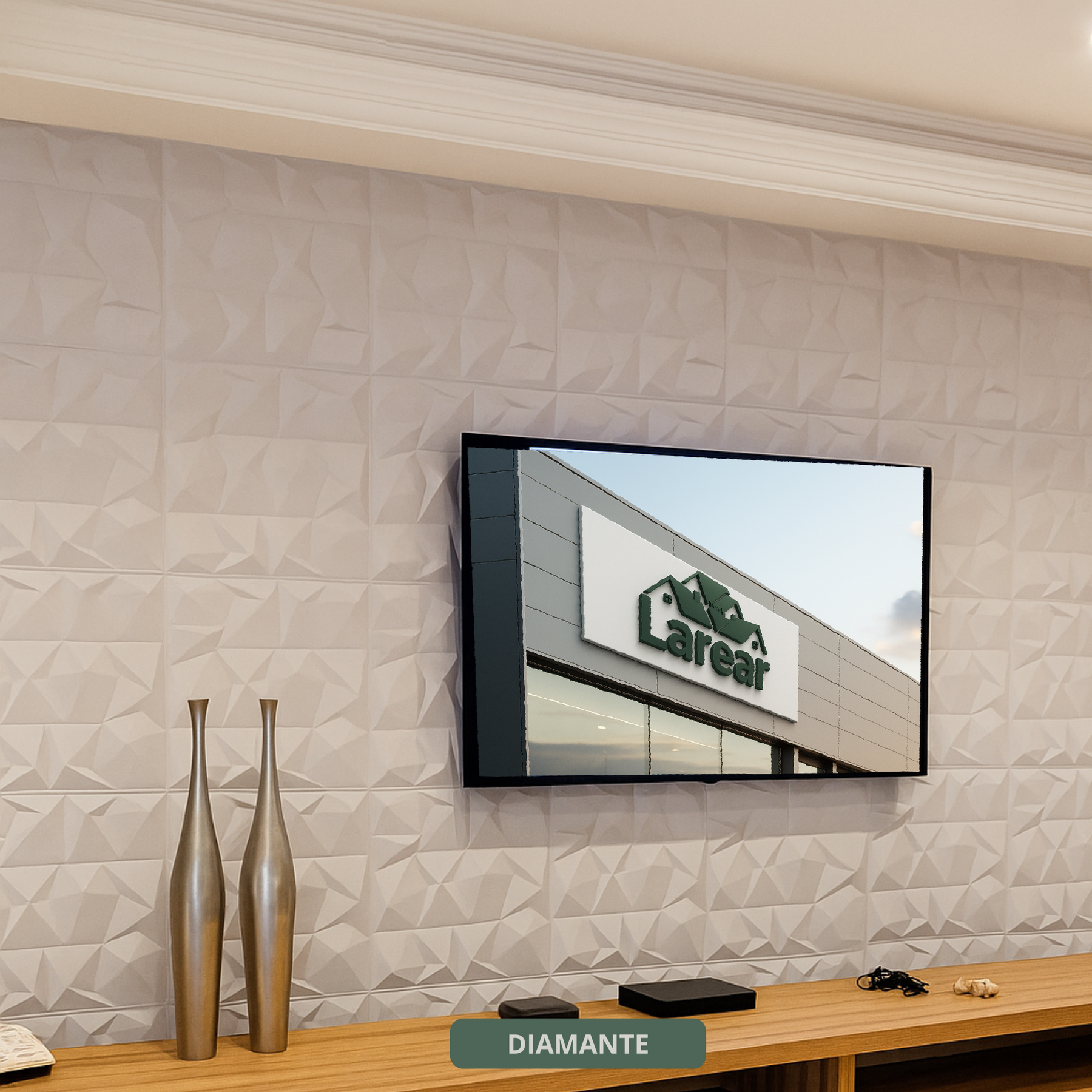 Revestimento Premium de Parede 3D – PVC