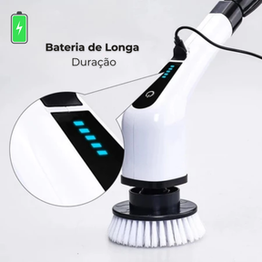 Escova Elétrica Multiuso 7 em 1 – Limpeza Sem Esforço CleanPro