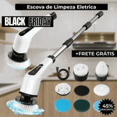 Escova Elétrica Multiuso 7 em 1 – Limpeza Sem Esforço CleanPro