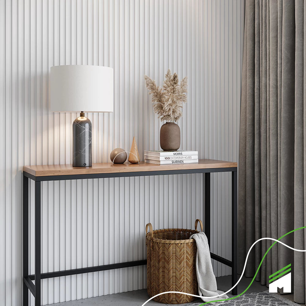 Painel Ripado Decorativo Eva Autocolante