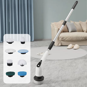 Escova Elétrica Multiuso 9 em 1 – Limpeza Sem Esforço CleanPro