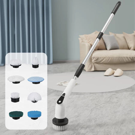 Escova Elétrica Multiuso 9 em 1 – Limpeza Sem Esforço CleanPro