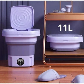 Mini Máquina de Lavar 9L Portátil Dobrável