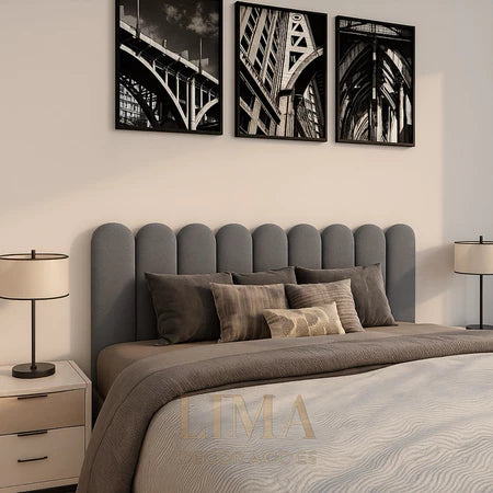 Kit Cabeceiras de Cama Box Casal Modulada