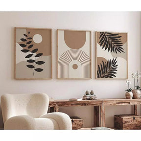 Quadro Decorativo 3 Peças Mosaico