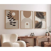 Quadro Decorativo 3 Peças Mosaico