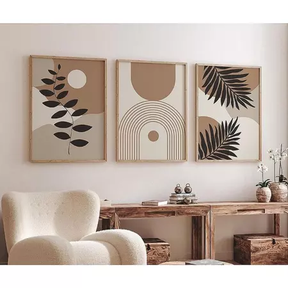 Quadro Decorativo 3 Peças Mosaico