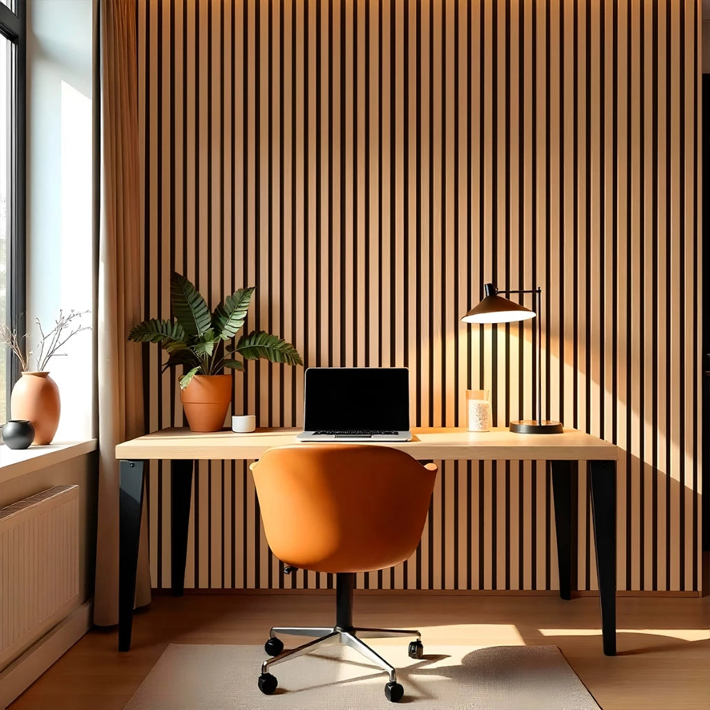 Painel Ripado Decorativo Eva Autocolante