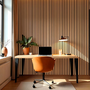 Painel Ripado Decorativo Eva Autocolante