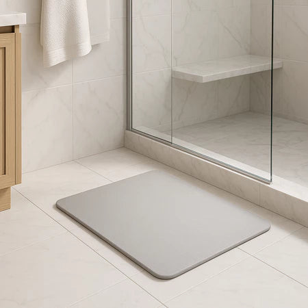 Tapete de Pedra Inpermeavel Antiderrapante para Banheiro