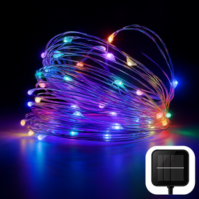 Luz de Natal Led LumiSolar™ – Pisca-Pisca Solar para Casa, Jardim e Árvores